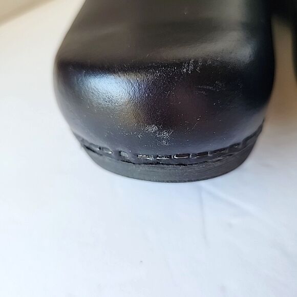 Dansko XP 2.0 Black Leather Clog Womens Size EU 38 US 7.5 8 Comfort - Picture 10 of 14